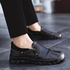 Casual Shoes Leather  Flats Loafers #XS7023