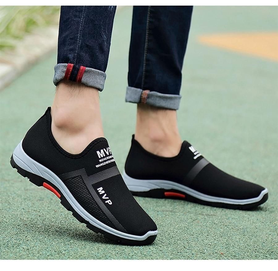 Casual Shoes Mesh Lightweight Sneakers 2021  Walking Breathable Slip-on Loafers