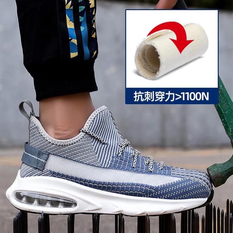 Casual Shoes: QCS686 Air Cushion Safety Sneakers