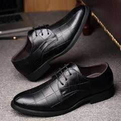 Casual Shoes Quality Patent Black Leather Soft Dress Shoes Flat Classic Oxford