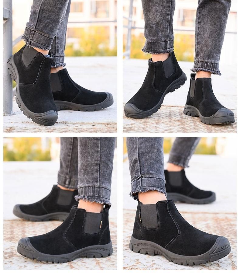 Casual Shoes Safety Lightweight Chelsea Boots 023