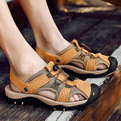 Casual Shoes Sandals Genuine Leather Roman Style Beach Sandals