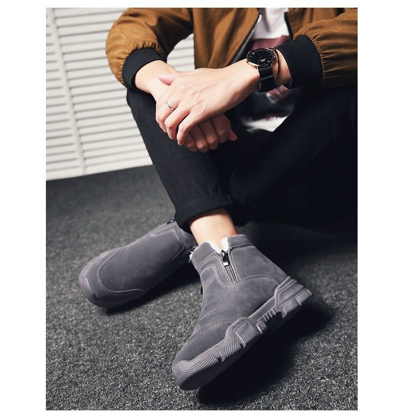 Casual Shoes Suede Winter Ankle Boots MC-42