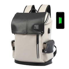 Cool Backpacks SF0135 Casual  Large Capacity Leather laptop Bags