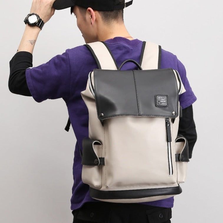 Cool Backpacks SF0135 Casual  Large Capacity Leather laptop Bags