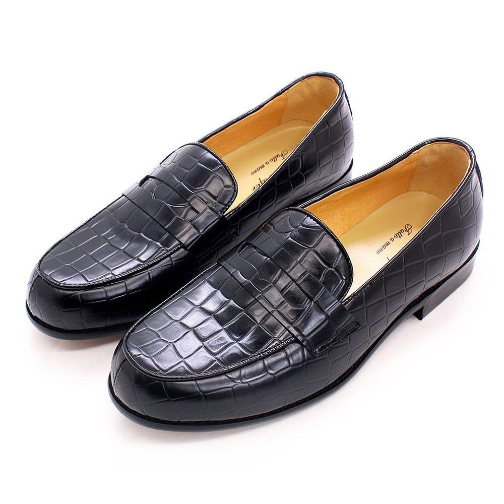 Dress Shoes FCOS0129 Leather Casual Loafers