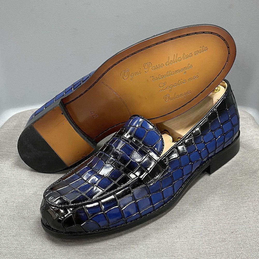 Dress Shoes FCOS0129 Leather Casual Loafers