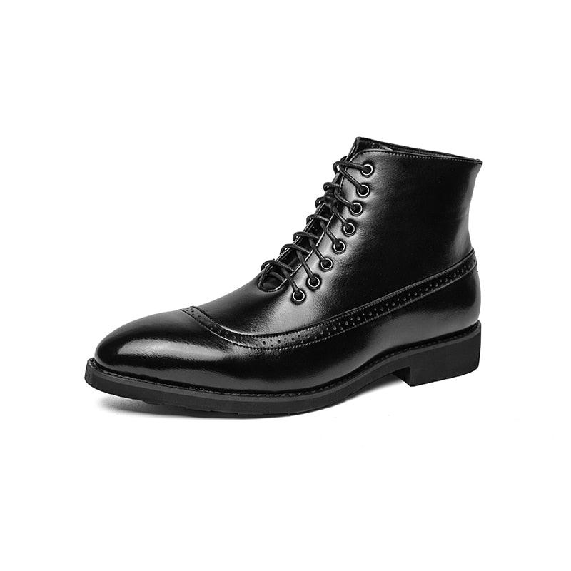 Formal Ankle Boots: HZ146 Casual Dress Shoes