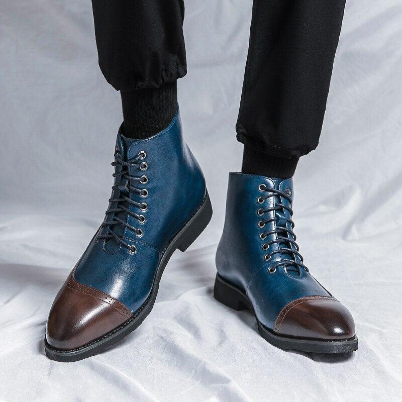 Formal Ankle Boots: HZ146 Casual Dress Shoes