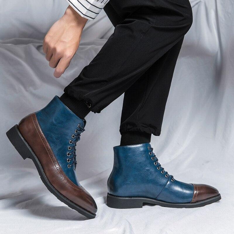 Formal Ankle Boots: HZ146 Casual Dress Shoes