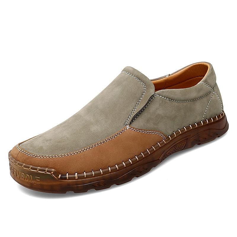 GW403 Leather Casual Shoes - Lightweight & Soft Loafers