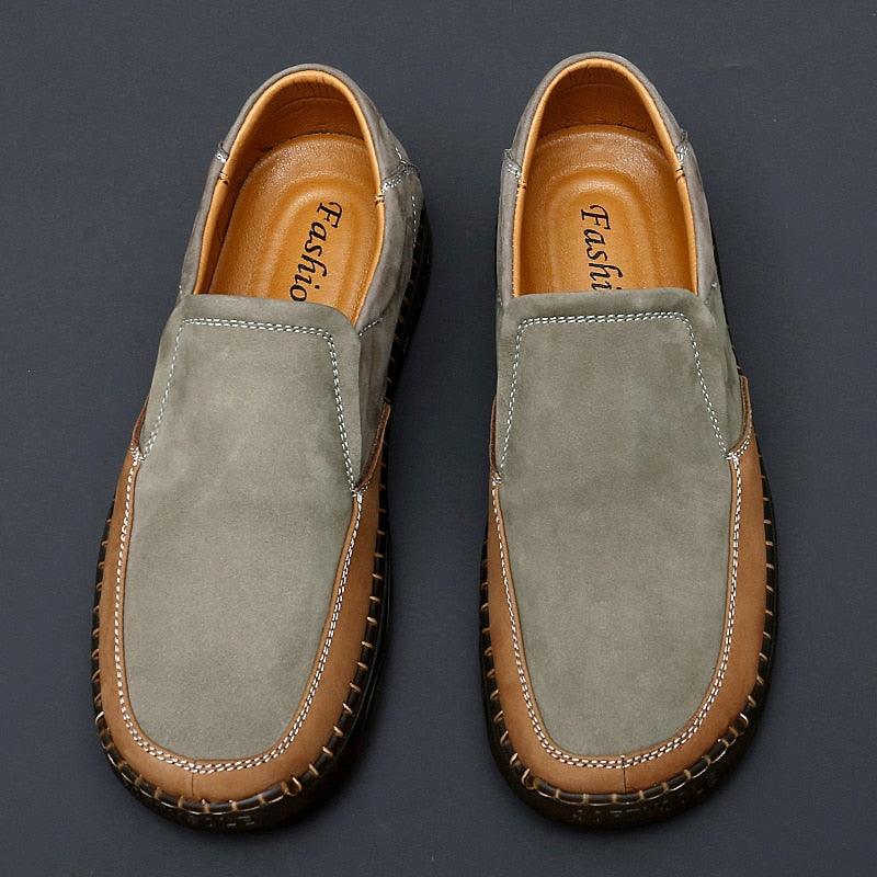 GW403 Leather Casual Shoes - Lightweight & Soft Loafers