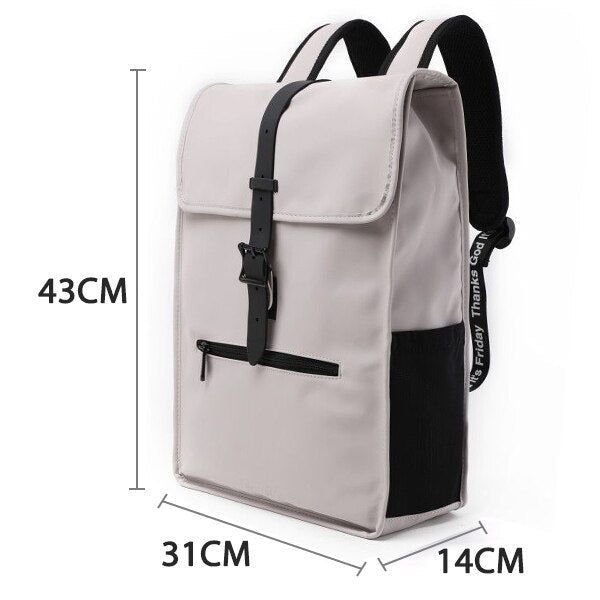 Leather Cool Backpack CBTOS14 Laptop Waterproof Travel Bag