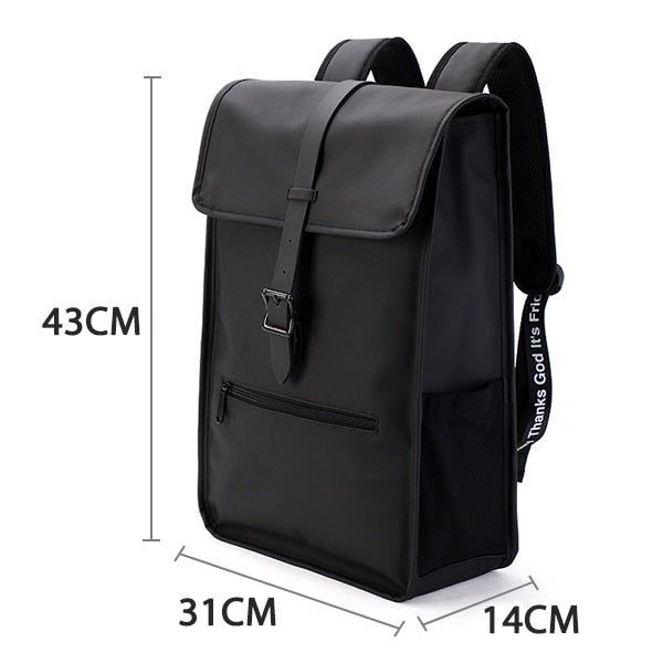 Leather Cool Backpack CBTOS14 Laptop Waterproof Travel Bag