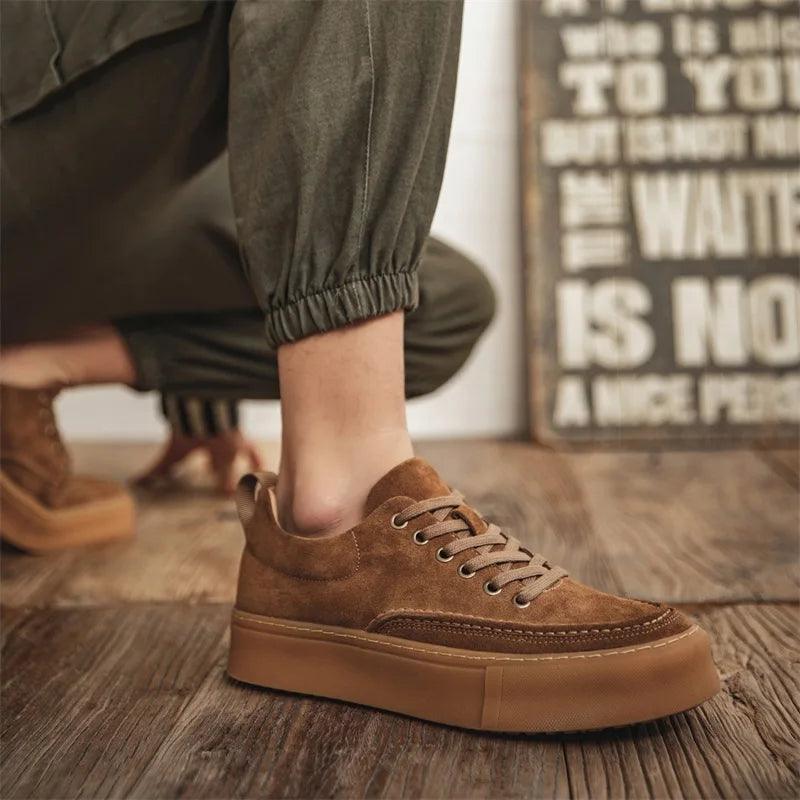 Oxford Suede Casual Shoes: FDL6126 - Simple Outdoor Sneakers