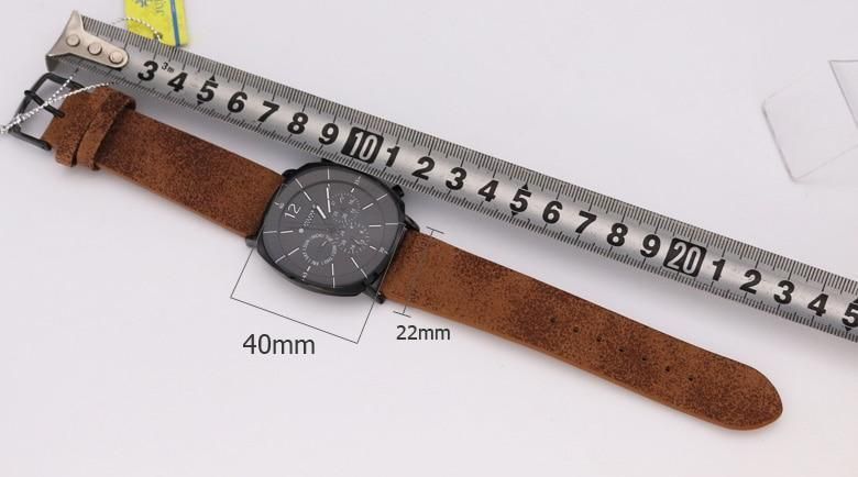 Simple Watches JAH-098 Business  With Leather Band