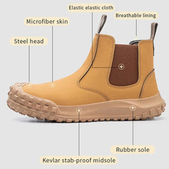 Waterproof Safety Leather Boots: DCS357 Casual Shoes