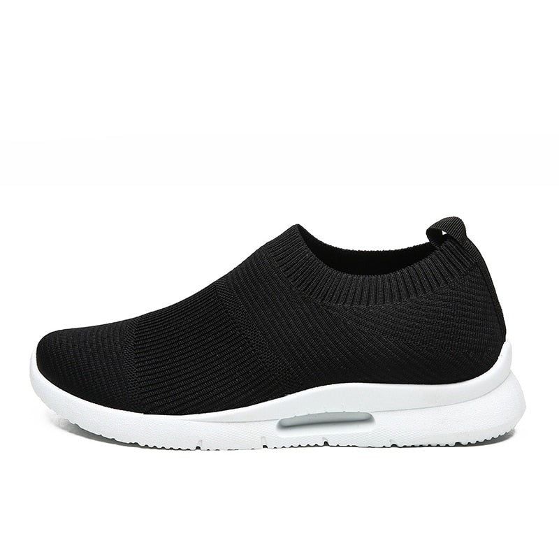 Unisex Casual Shoes Light Running Jogging Breathable Sneakers Slip on Loafer 2021