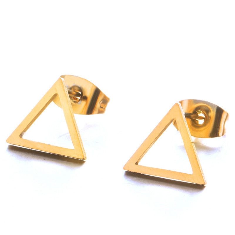 Mini Earrings Charm Jewelry Geometric Heartbeat  E021723BBB