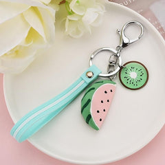 New Fruit Avocado Key Chain Student Bag Keychain Lady Bag Pendant Small Gifts Event Gift K2313