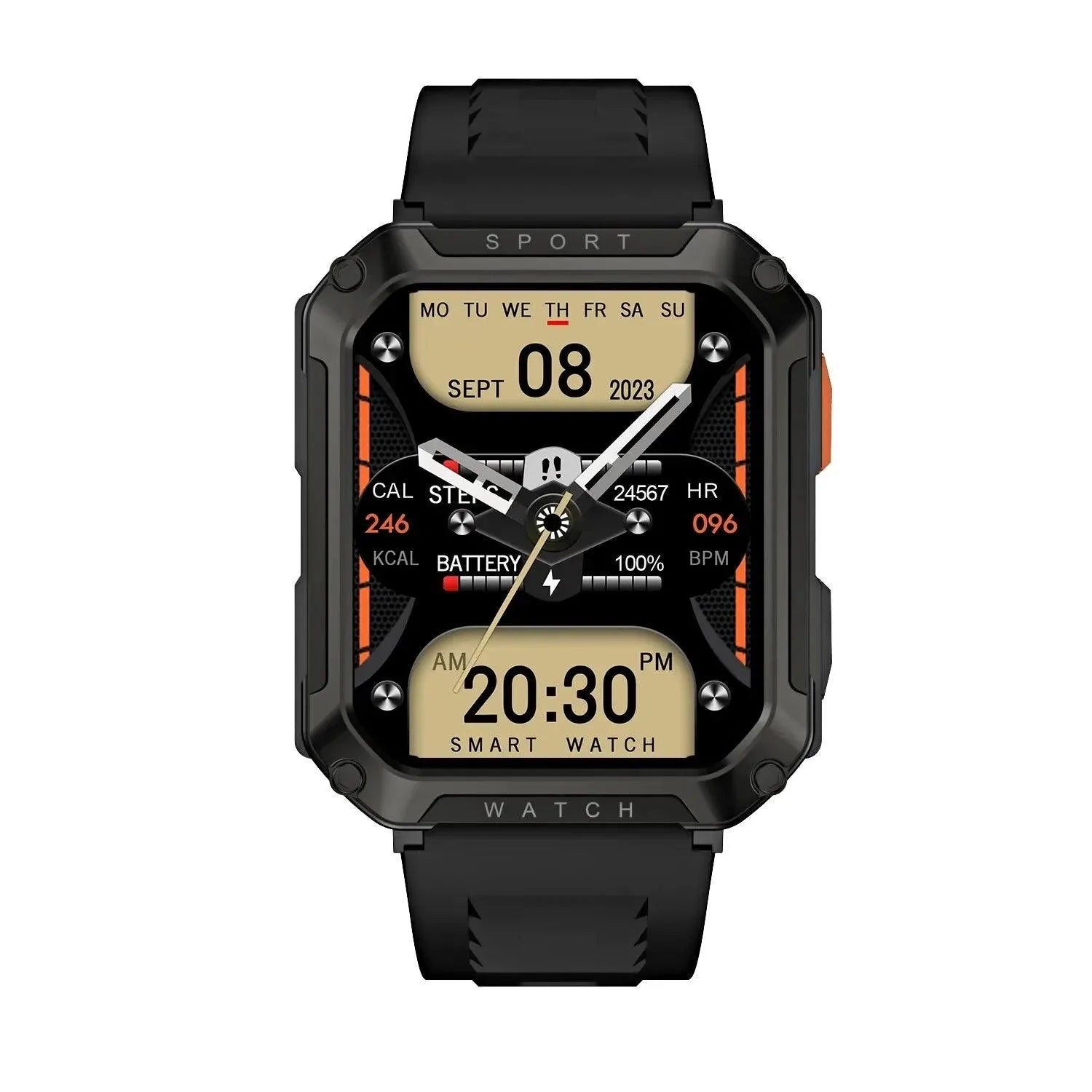 Outdoor Military Sport: T8 PRO  Smartwatch Wristwatch