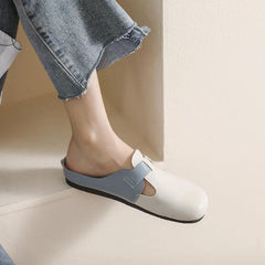 Outdoor Slippers W959-2:  Casual Flat Mule Shoes