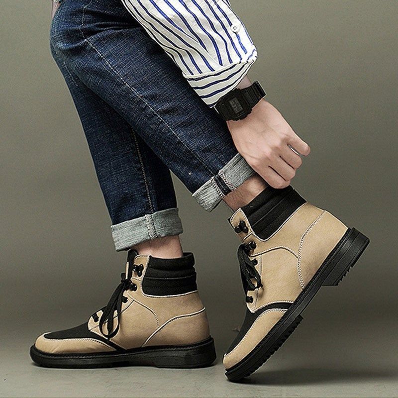 Outdoor Soft Combat Ankle Boots  Casual Shoes ROS0116 Sneakers