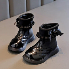 Ruffled Mid-calf Boots for Children Girls - G09151 Casual Shoes