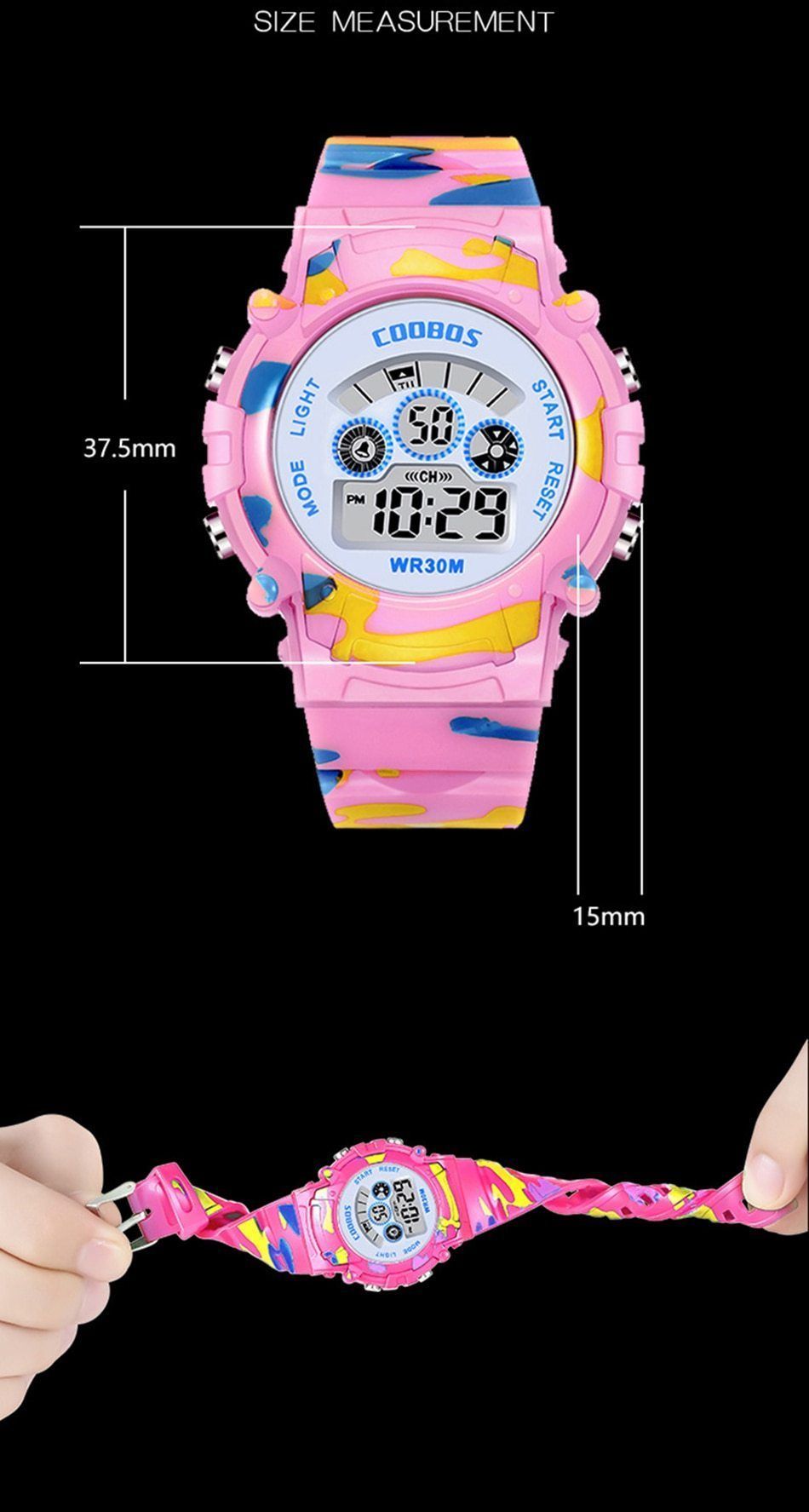 Simple Cheap Watches For Child Girl Boy 2021 Waterproof Digital LED Sports Military Watch