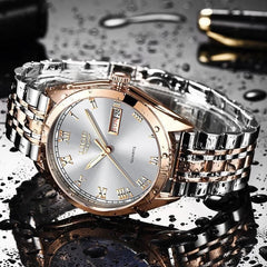 Simple Cheap Watches For Women Waterproof Gold Quartz Stainless Steel 2021