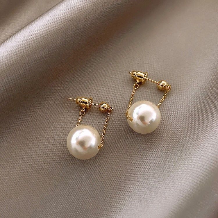 Simple Small Pearl  Earrings Charm Jewelry XYS0327