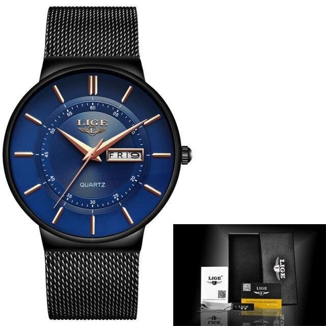 Simple Watches For  Waterproof 2021 Blue Quartz #9949