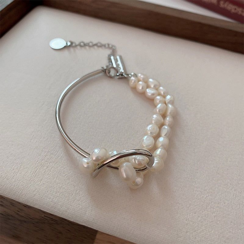 South Korean  Freshwater Pearl - Bracelet Charm Jewelry RC350