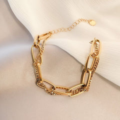 Stainless Steel Bracelets Charm Jewelry XYS1113 Cool Golden Chain