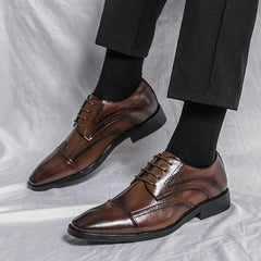 TZ104 Handmade  Oxford Dress Casual Formal Shoes