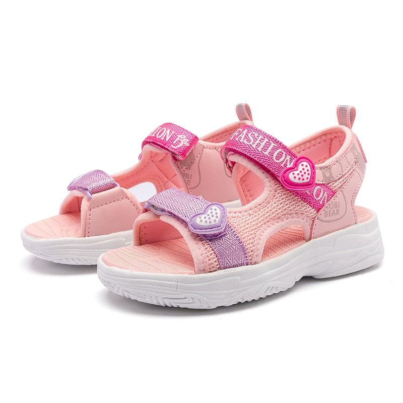 UOS313 Girls Kids Princess Casual Shoes Little Girl Sandals