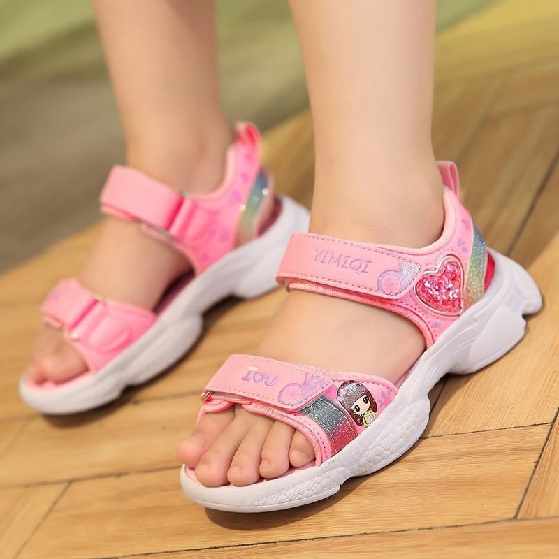 UOS313 Girls Kids Princess Casual Shoes Little Girl Sandals