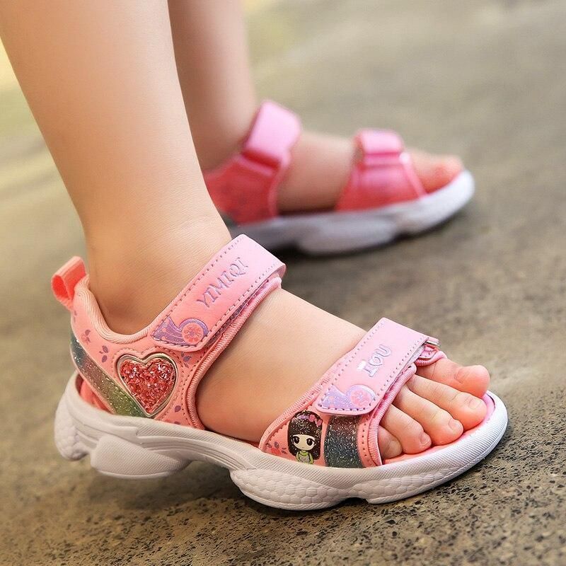 UOS313 Girls Kids Princess Casual Shoes Little Girl Sandals