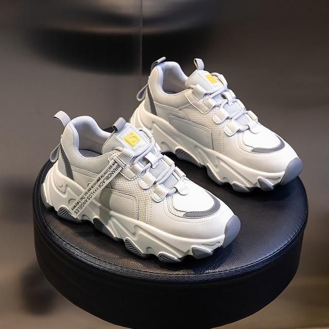 Vulcanize Breathable  Casual Shoes Chunky Sneakers