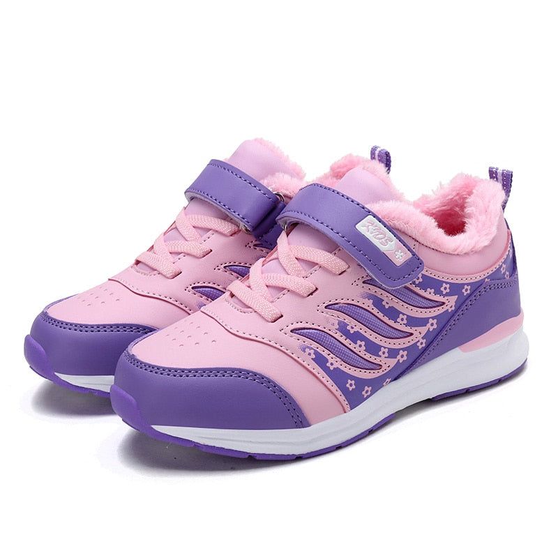 Vulcanize Girl Children's Casual Shoes Shoes CCSCC08 Cotton Padded Warm Sneaker