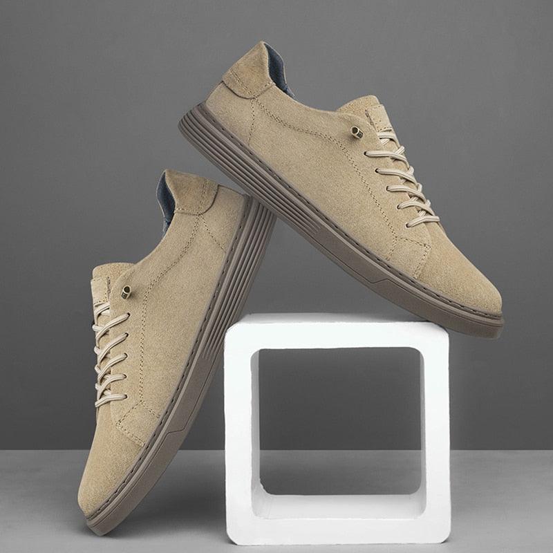 Vulcanized Leather  Casual Shoes: TJ411  Sneakers for Outdoor