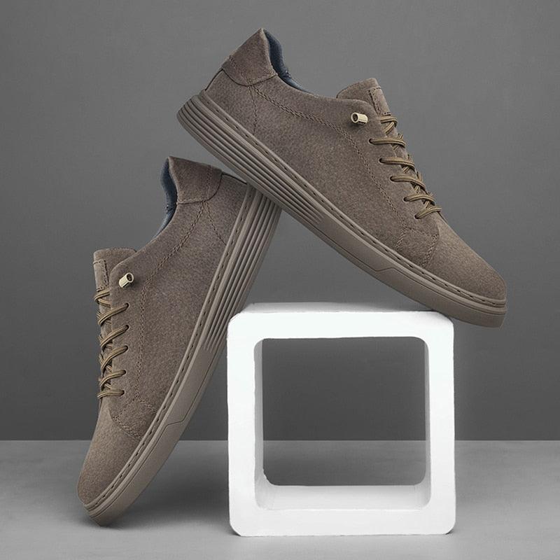 Vulcanized Leather  Casual Shoes: TJ411  Sneakers for Outdoor