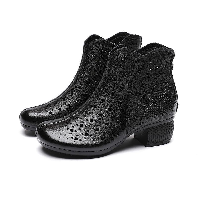 Casual Shoes GRCL0328 Square Heel Ankle Boots