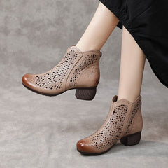 Casual Shoes GRCL0328 Square Heel Ankle Boots