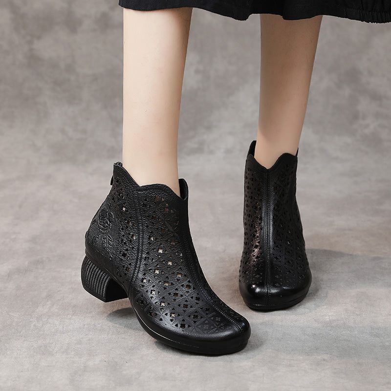 Casual Shoes GRCL0328 Square Heel Ankle Boots