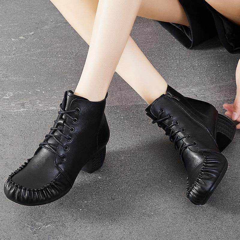 Casual Shoes Handmade Leather Ankle Boots 2093