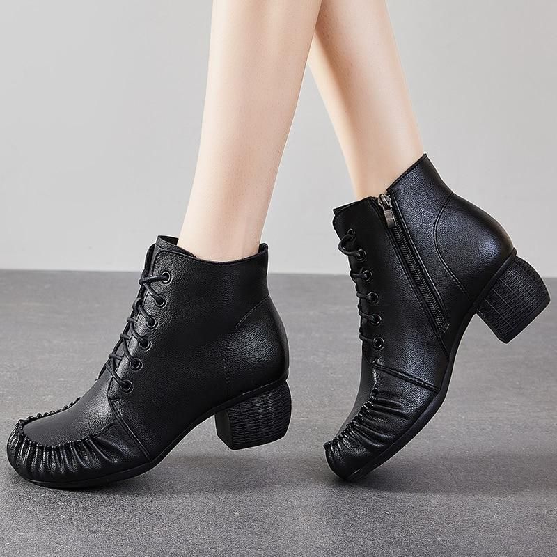 Casual Shoes Handmade Leather Ankle Boots 2093