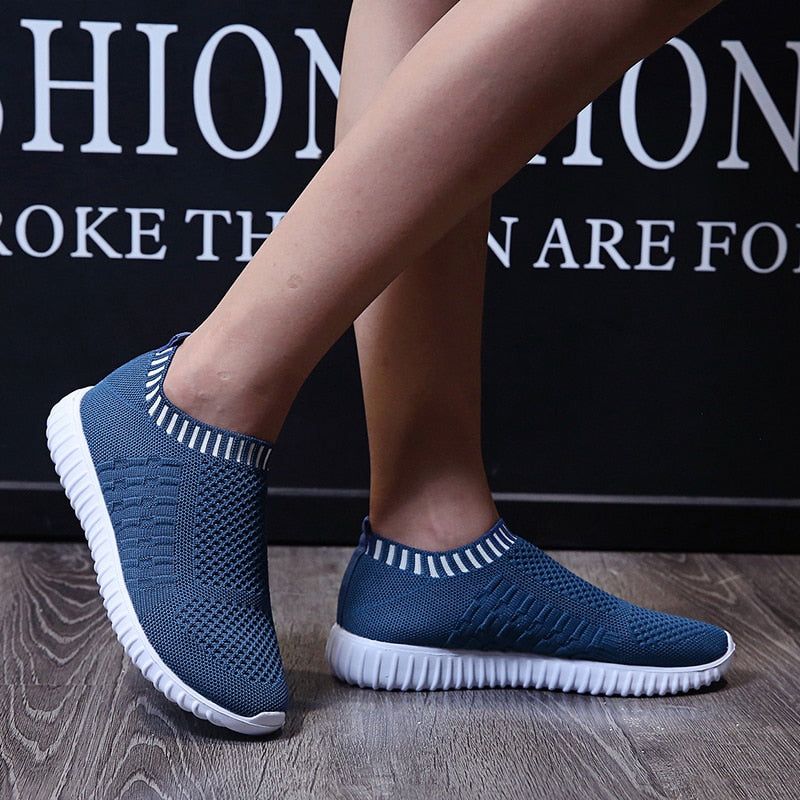 Casual Shoes Knitting Soft Flats Sneakers #06-LYD273-33