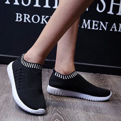 Casual Shoes Knitting Soft Flats Sneakers #06-LYD273-33