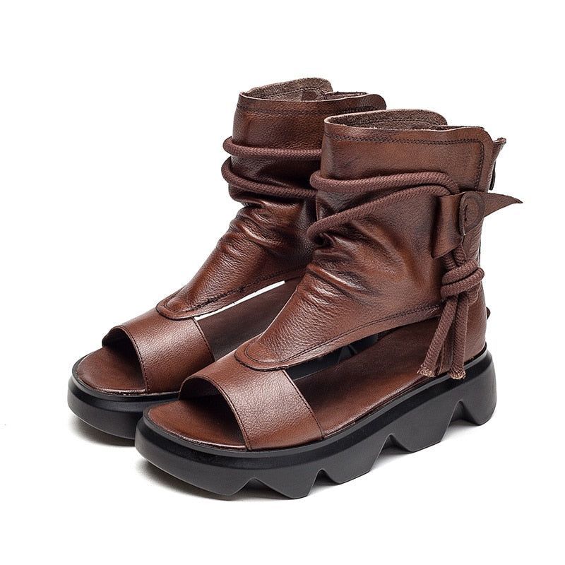 Casual Shoes Leather Handmade Ankle Boots S2212